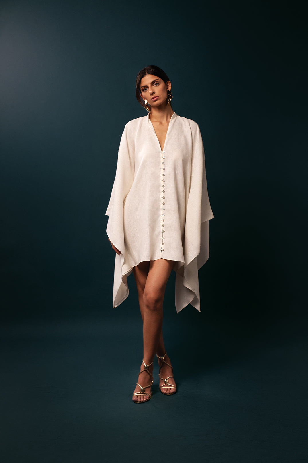 Arrecife Kaftan Shirt Dress