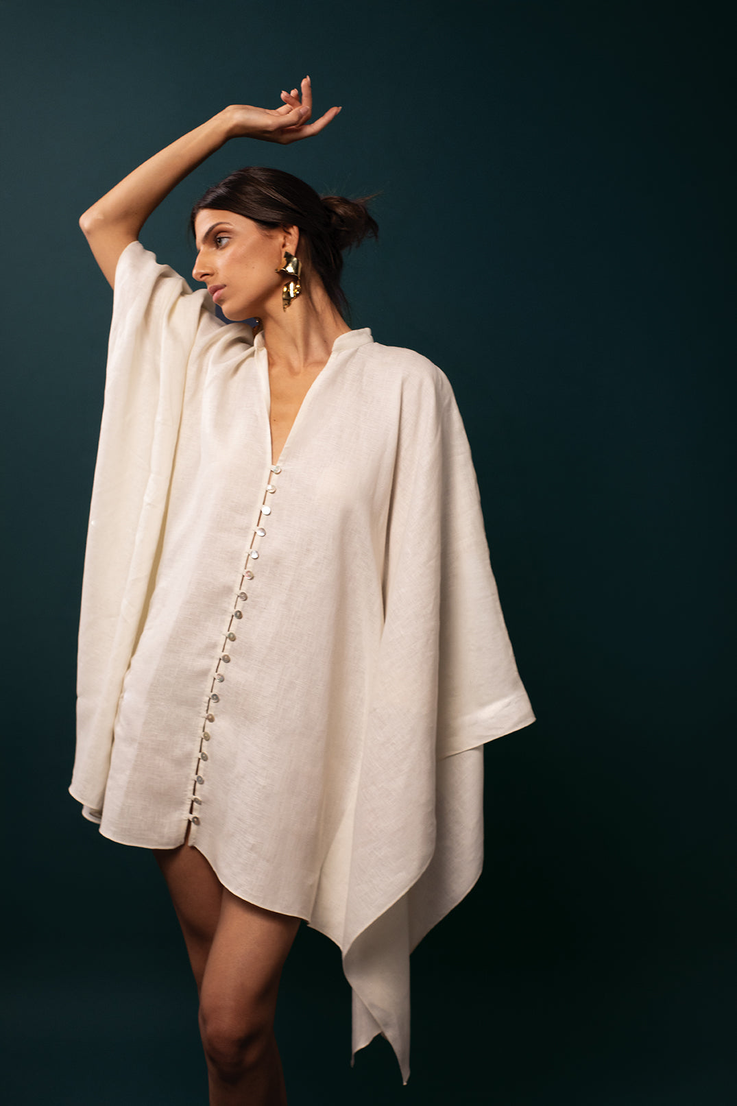 Arrecife Kaftan Shirt Dress